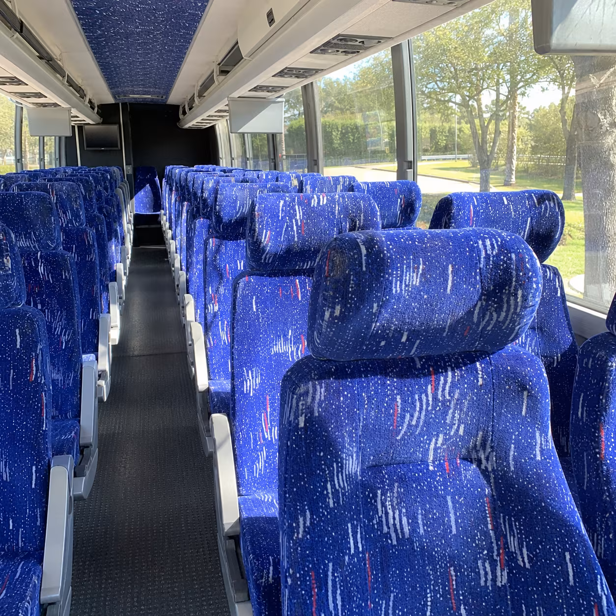 40-56 Passenger Charter Bus Interior