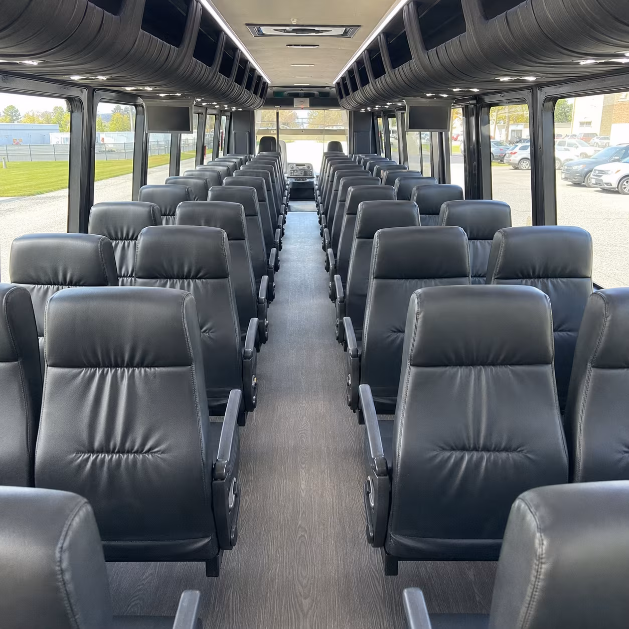 Frisco Airport Shuttle & Transportation party bus exterior