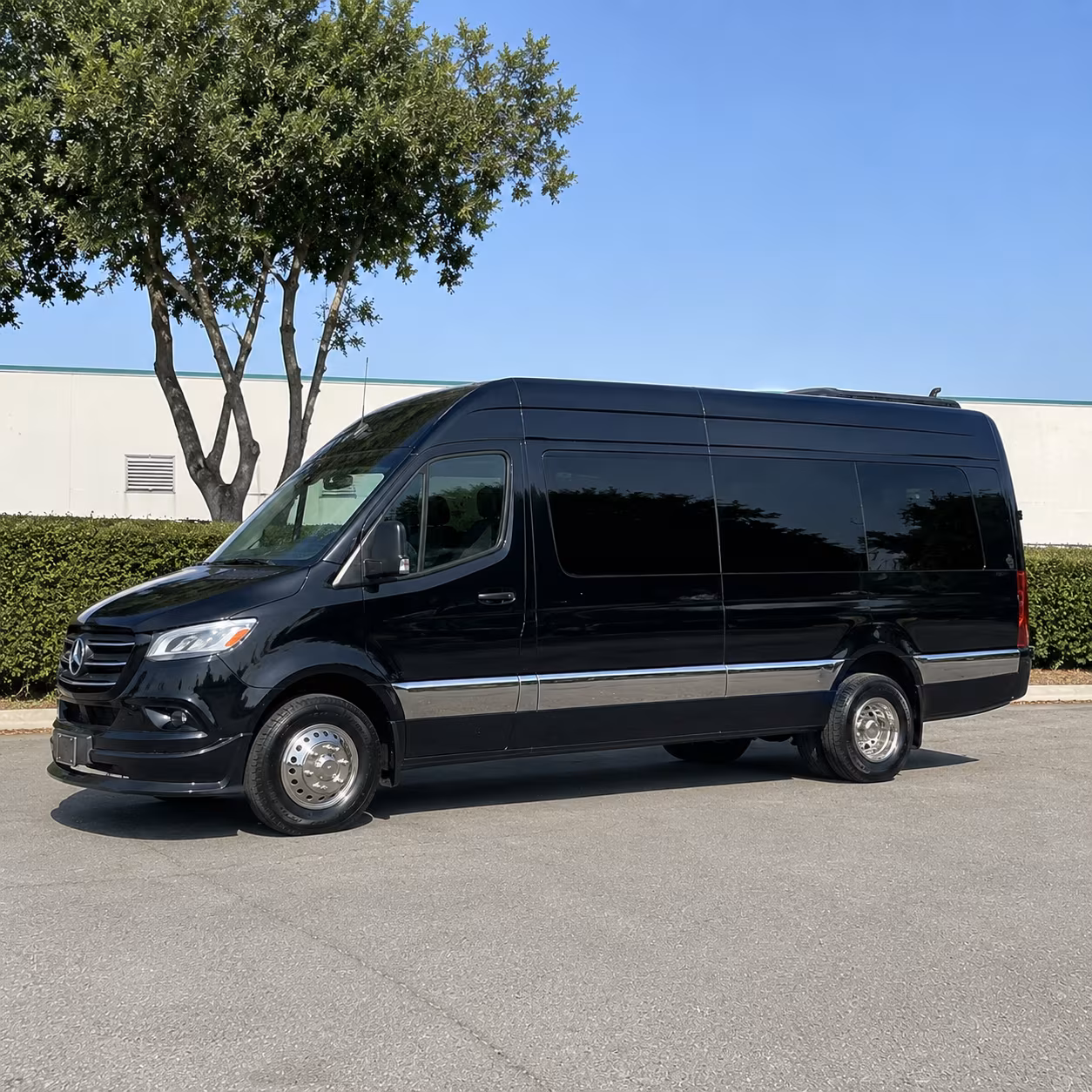 Frisco Airport Shuttle & Transportation party bus exterior