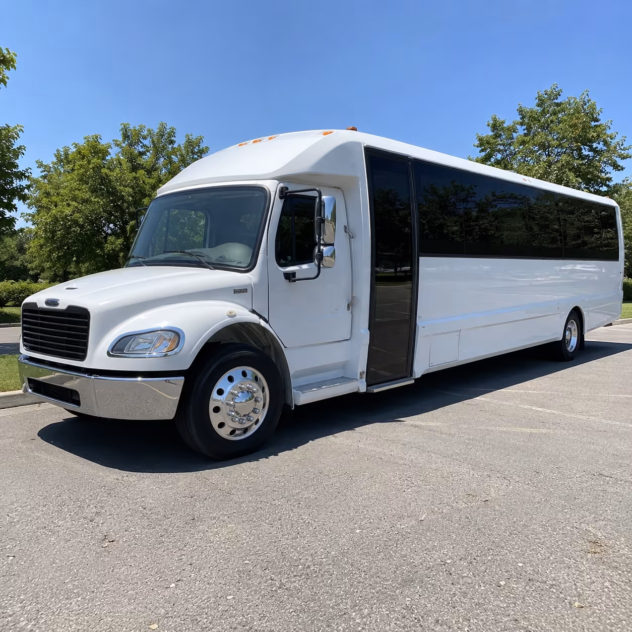 Frisco Airport Shuttle & Transportation party bus exterior