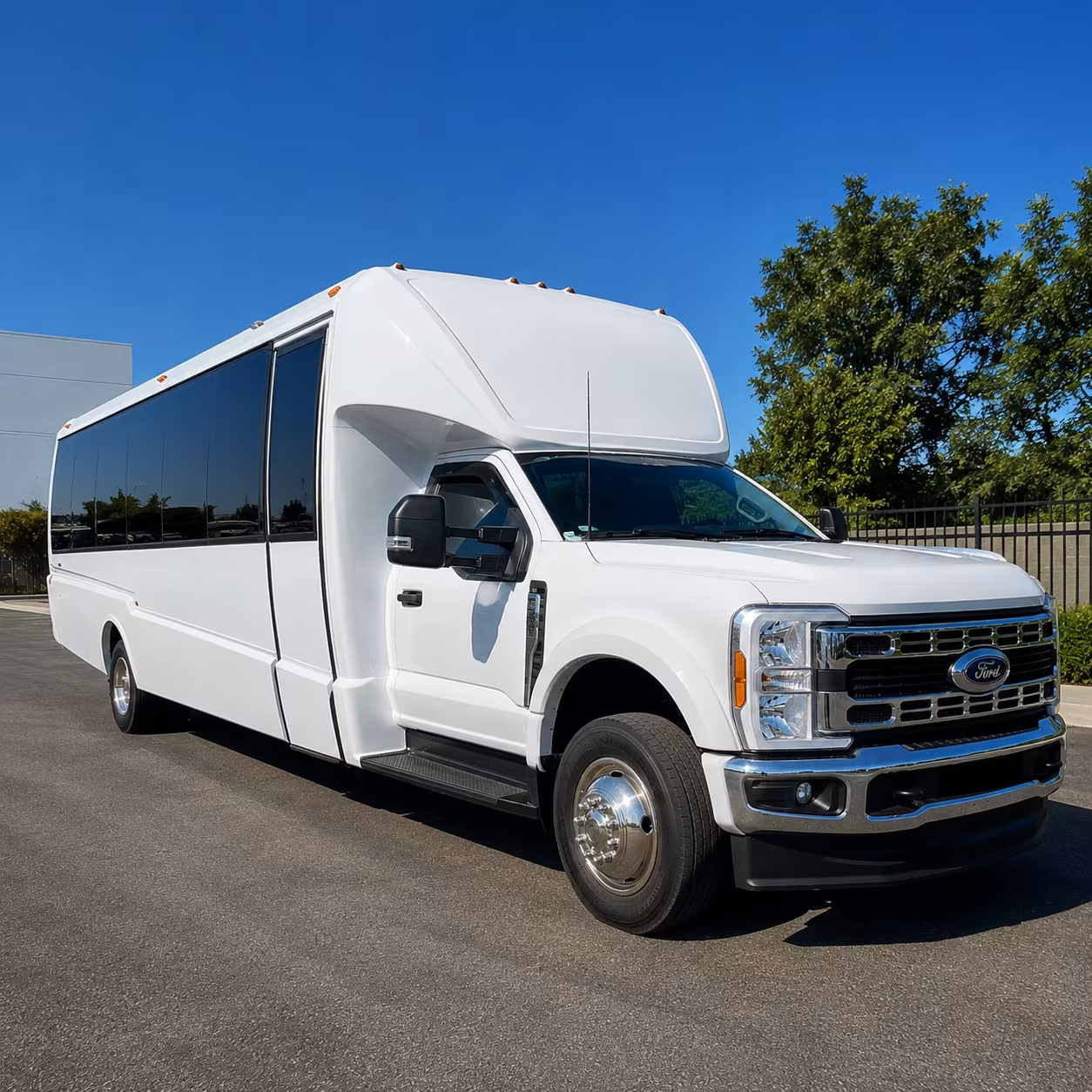 Frisco Airport Shuttle & Transportation party bus interior