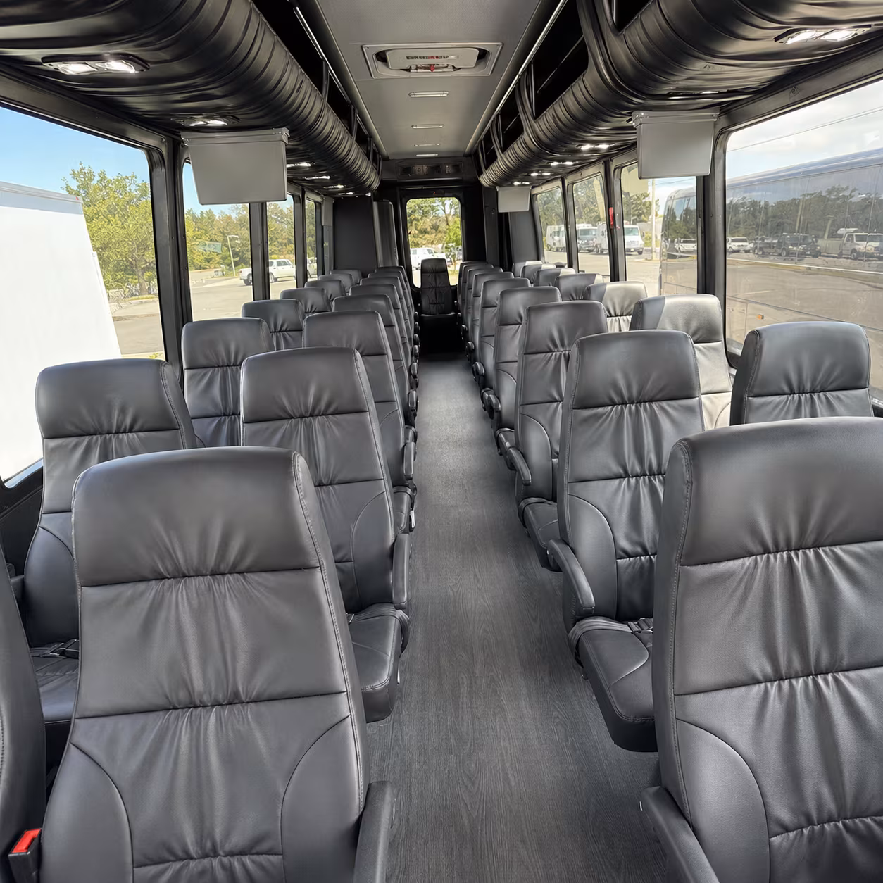 Frisco Airport Shuttle & Transportation party bus exterior