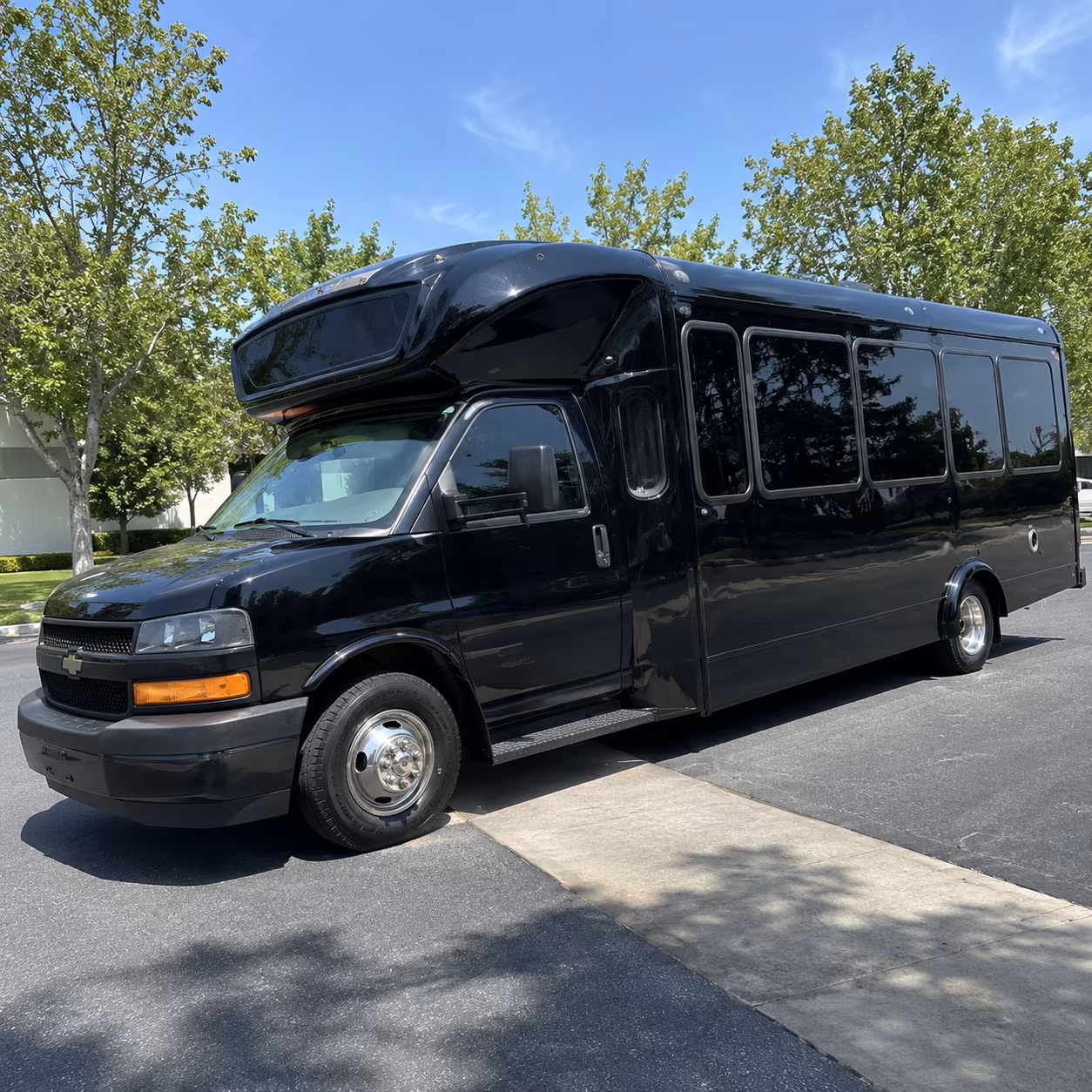 Frisco Birthday, Sweet 16, & Quinceañera Transportation party bus exterior