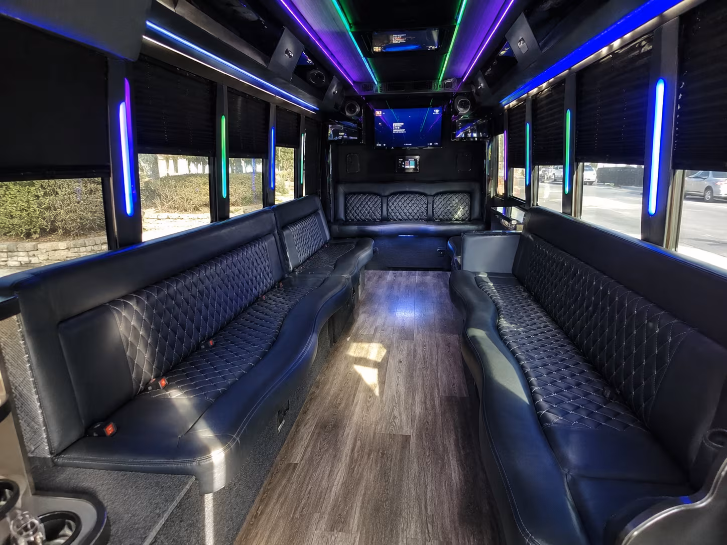 Frisco Concert & Music Festival Transportation party bus exterior