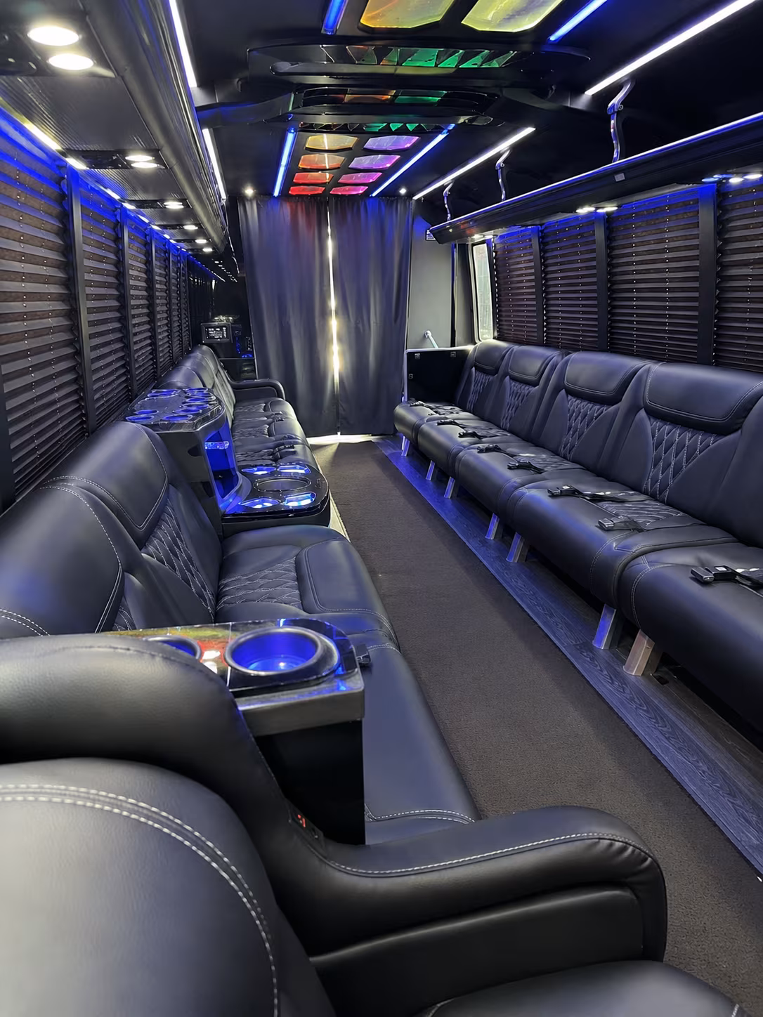 Frisco Concert & Music Festival Transportation party bus exterior