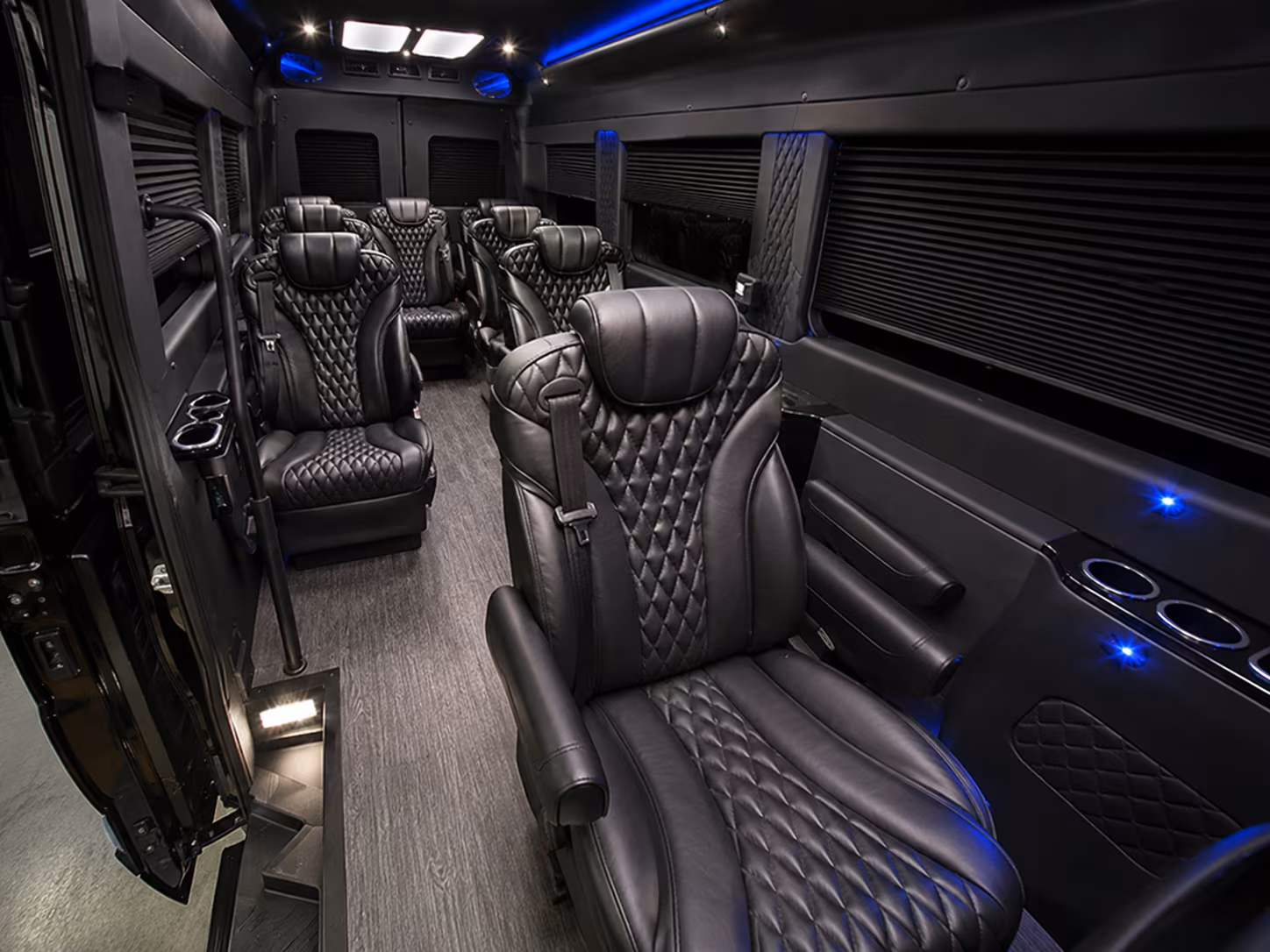 Frisco Corporate Transportation party bus exterior