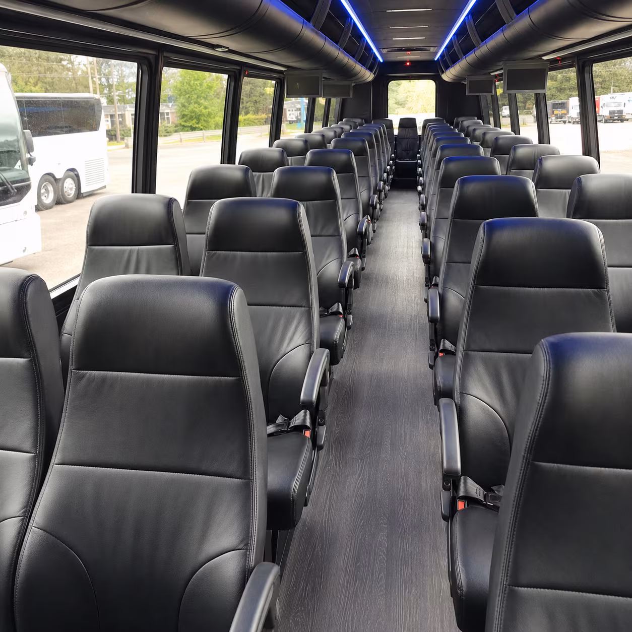 Frisco School Event Transportation onboard seating