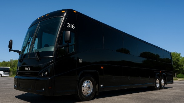 Exterior of Charter Bus Company Frisco's 45 Passenger Charter Bus in Frisco