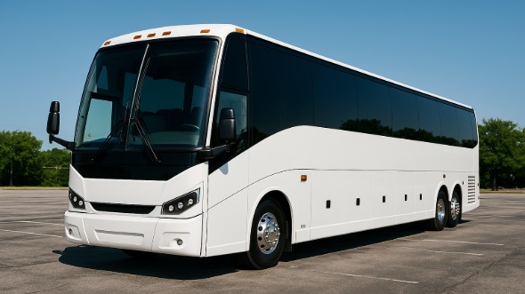 Exterior of Charter Bus Company McKinney's 50 Passenger Party Bus in McKinney