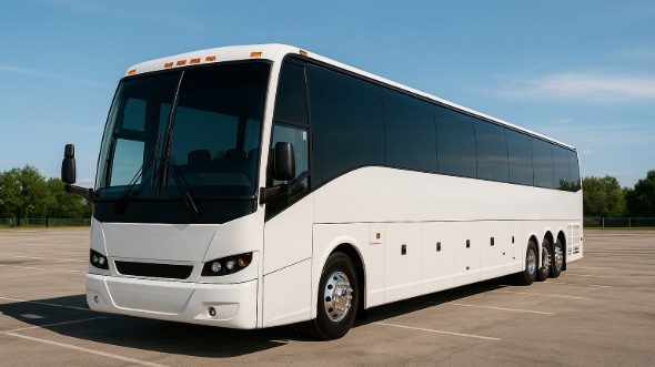 Exterior of Charter Bus Company Frisco's 54 Passenger Charter Bus in Frisco