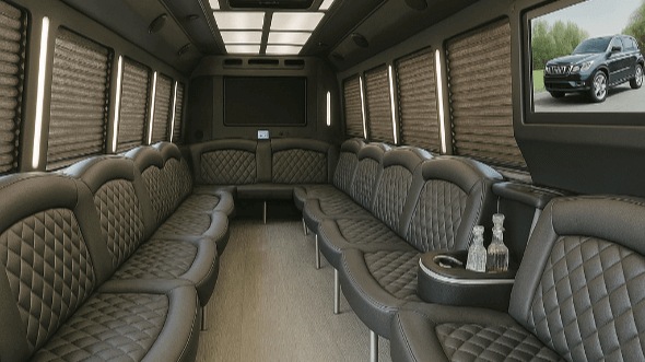 frisco 20 passenger party bus rental